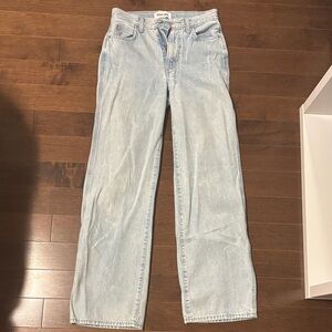 Sun-deh | Aritzia straight leg light wash jeans